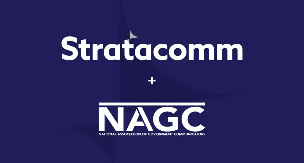 Stratacomm and NAGC logos