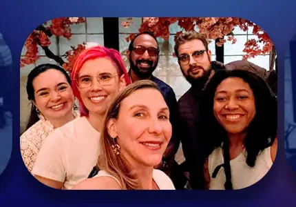 Selfie of creative team
